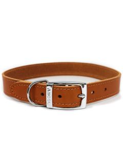 SEWN LINED COLLAR TAN 12" S1